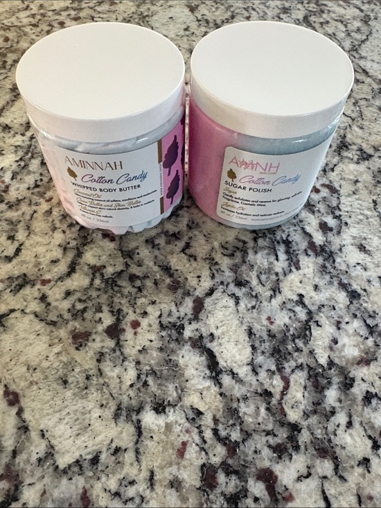 Aminnah Other - Aminnah Sugar Scrub and Body Butter Cotton Candy